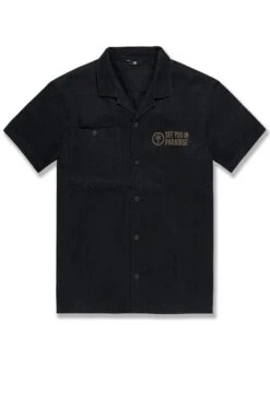 SYIP Vintage S/S Work Shirt -Jordan Craig Shop WEB 2566A BLACK F