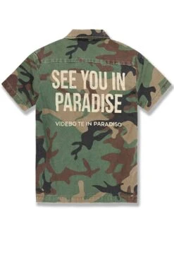 Kids SYIP Vintage S/S Work Shirt (Vintage Camo) -Jordan Craig Shop WEB 2566K VINTAGE CAMO B