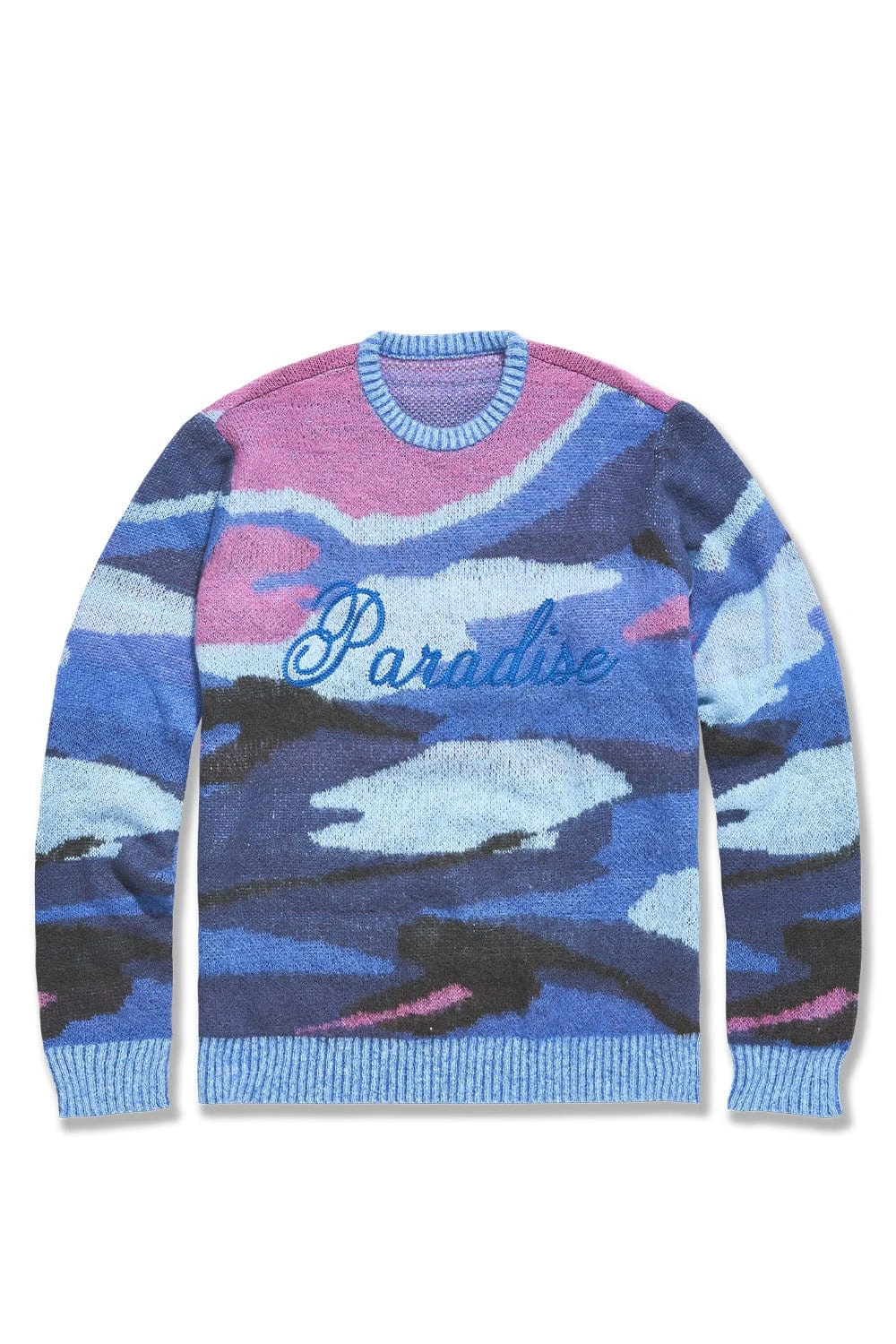 Paradise Mirage Crewneck Sweater (Blue) 2 Paradise Mirage Crewneck Sweater (Blue) - Image 2