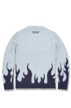 Inferno Crewneck Sweater (Azure) -Jordan Craig Shop WEB 3977 BLUE B