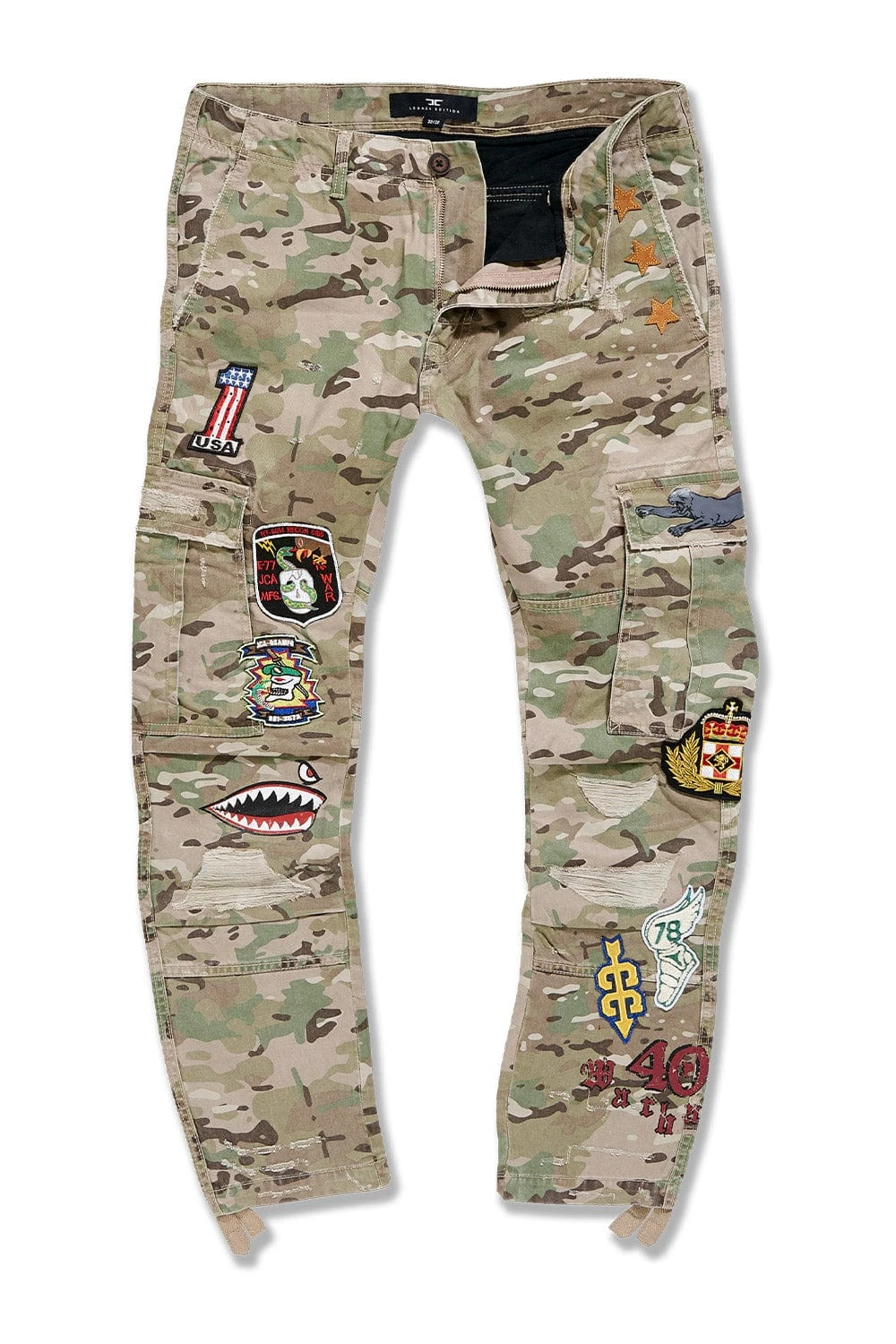 Xavier - War Angel Cargo Pants (Vintage Warhawk Diary) 2 Xavier - War Angel Cargo Pants (Vintage Warhawk Diary) - Image 2