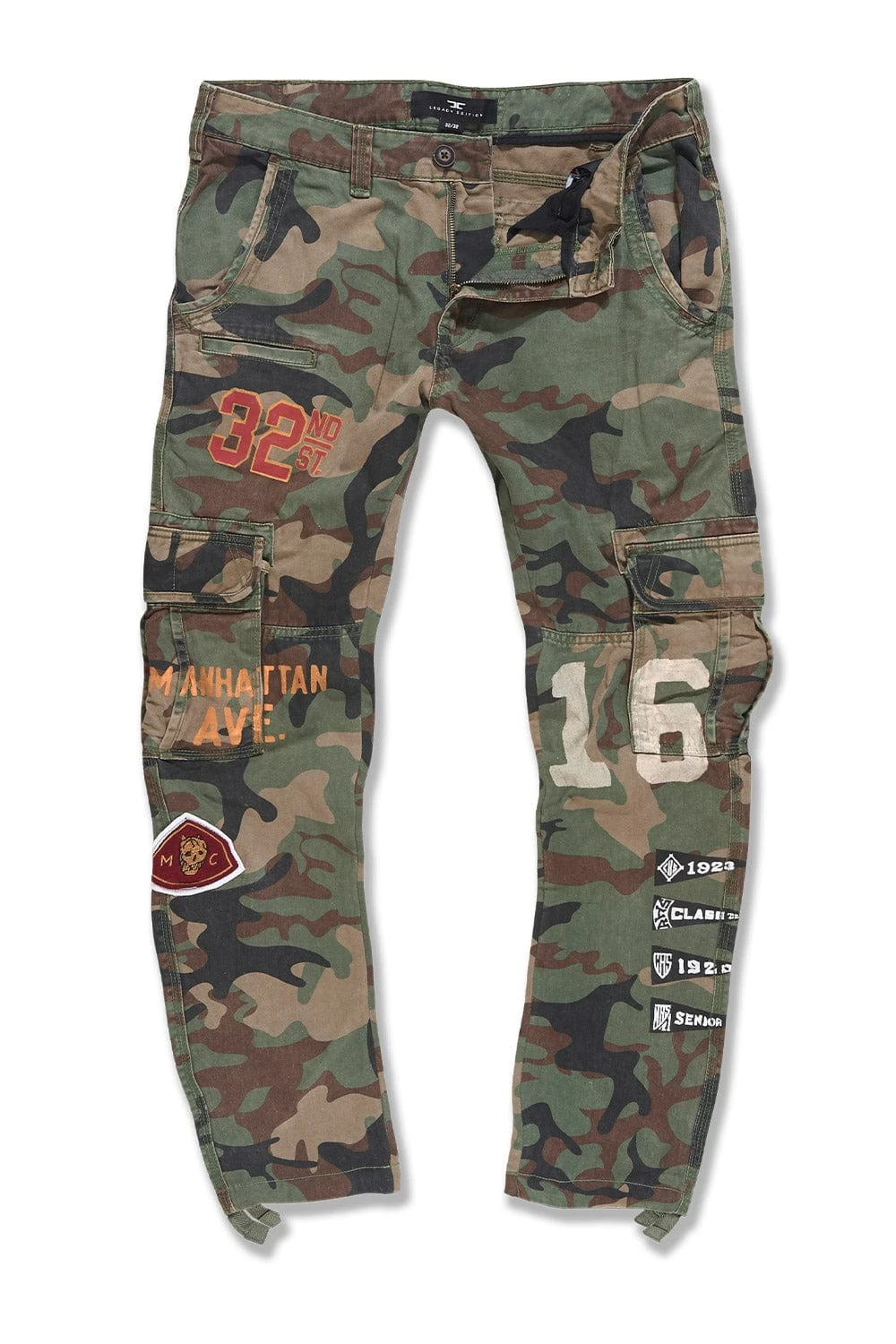 Xavier - Battalion Cargo Pants (Vintage Camo) 2 Xavier - Battalion Cargo Pants (Vintage Camo) - Image 2