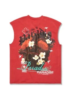 Heartfelt Cut Off T-Shirt -Jordan Craig Shop WEB 7002A RED B