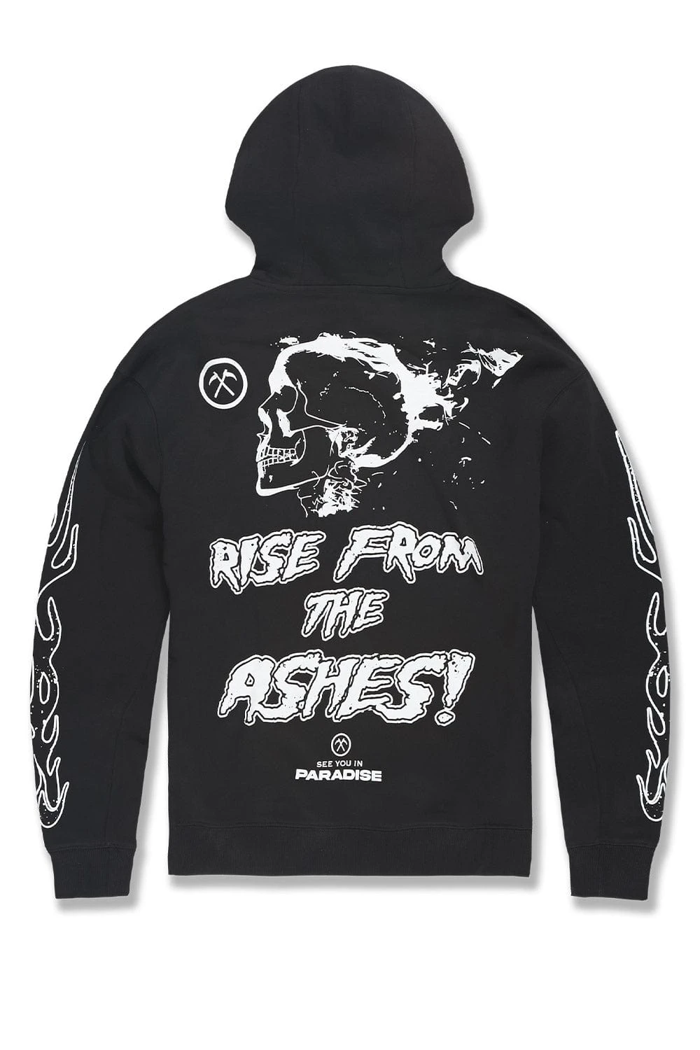 Big Men's Reincarnation Pullover Hoodie (Black) 2 Big Men's Reincarnation Pullover Hoodie (Black) - Image 2
