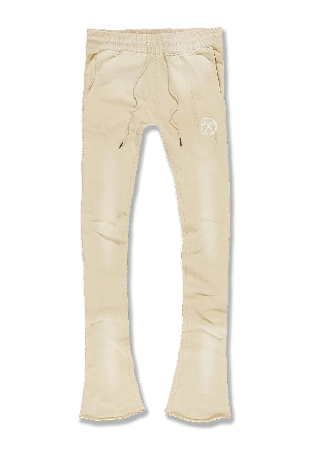 Afterlife Stacked Sweatpants (Khaki) 2 Afterlife Stacked Sweatpants (Khaki) - Image 2