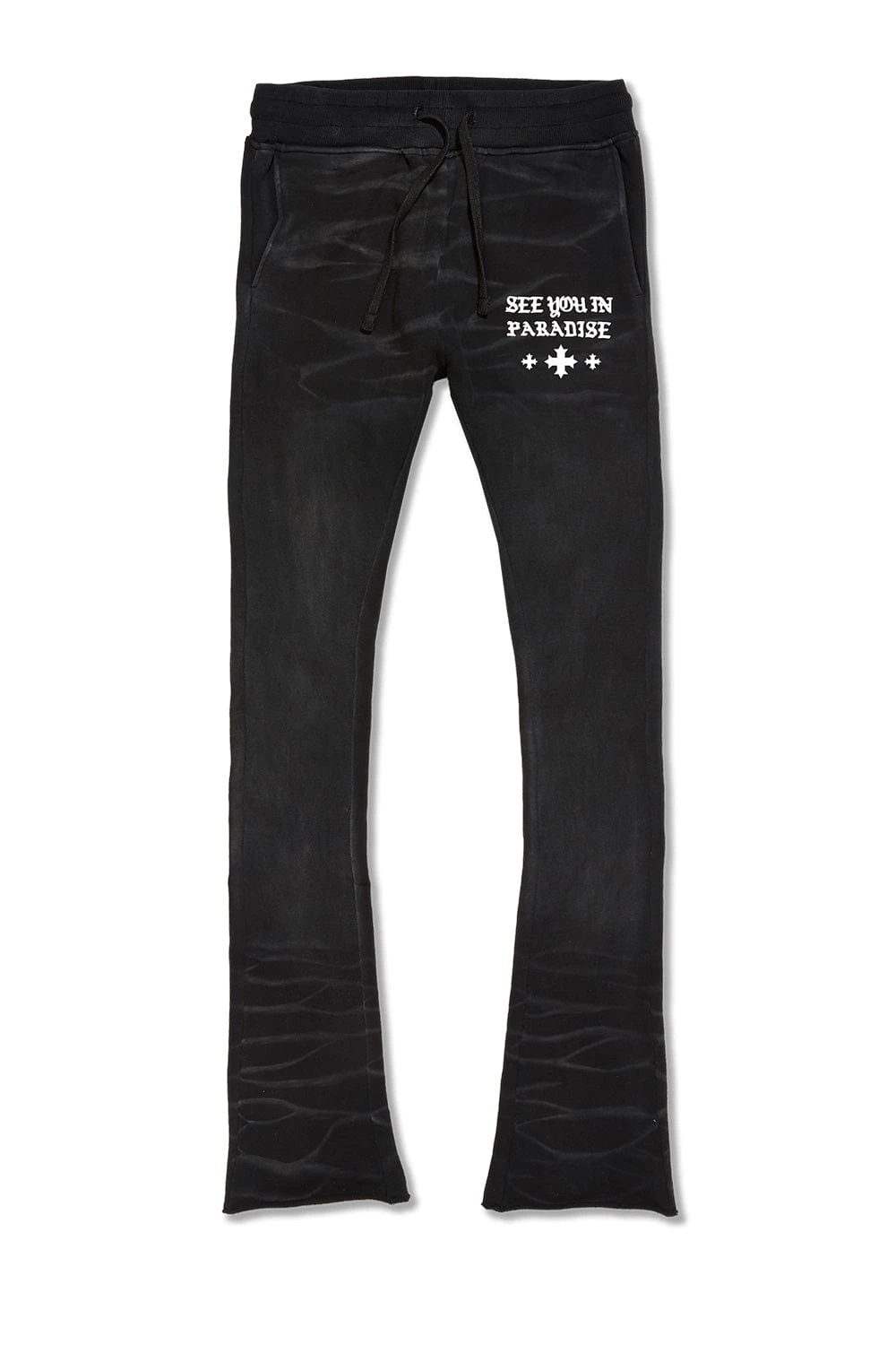 SYIP Stacked Sweatpants (Vintage Black) 2 SYIP Stacked Sweatpants (Vintage Black) - Image 2