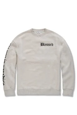 Blessed Crewneck Sweatshirt (Concrete)