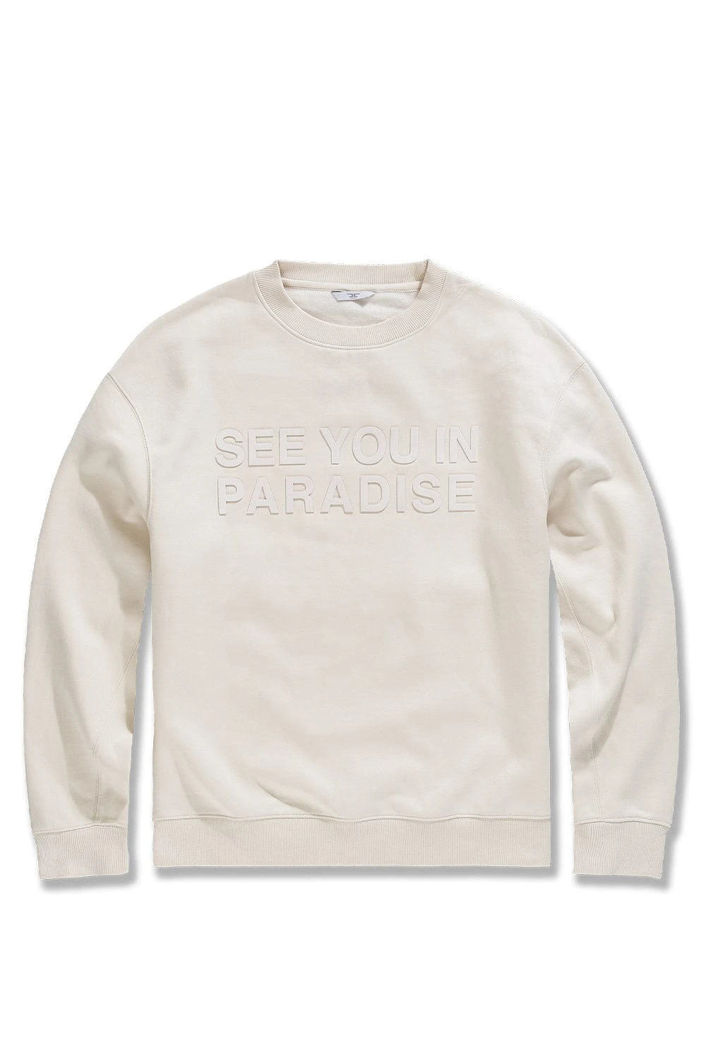 Big Men's Paradise Tonal Crewneck Sweatshirt 2 Big Men's Paradise Tonal Crewneck Sweatshirt - Image 2