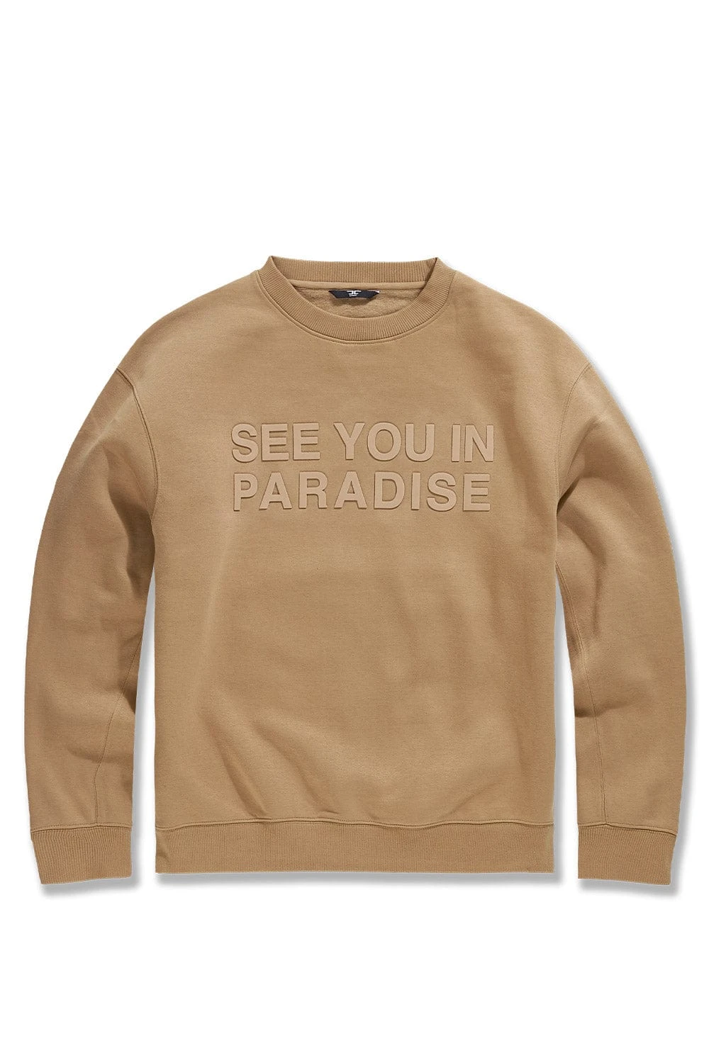 Big Men's Paradise Tonal Crewneck Sweatshirt 7 Big Men's Paradise Tonal Crewneck Sweatshirt - Image 7