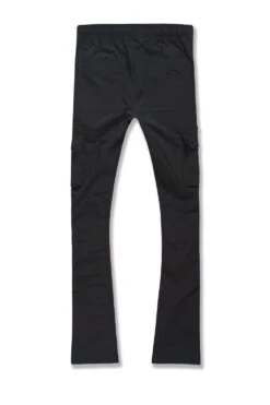 Kids Stacked Ventura Cargo Pants (Black) 11 Kids Stacked Ventura Cargo Pants (Black) -Jordan Craig Shop WEB 8836LK BLACK B