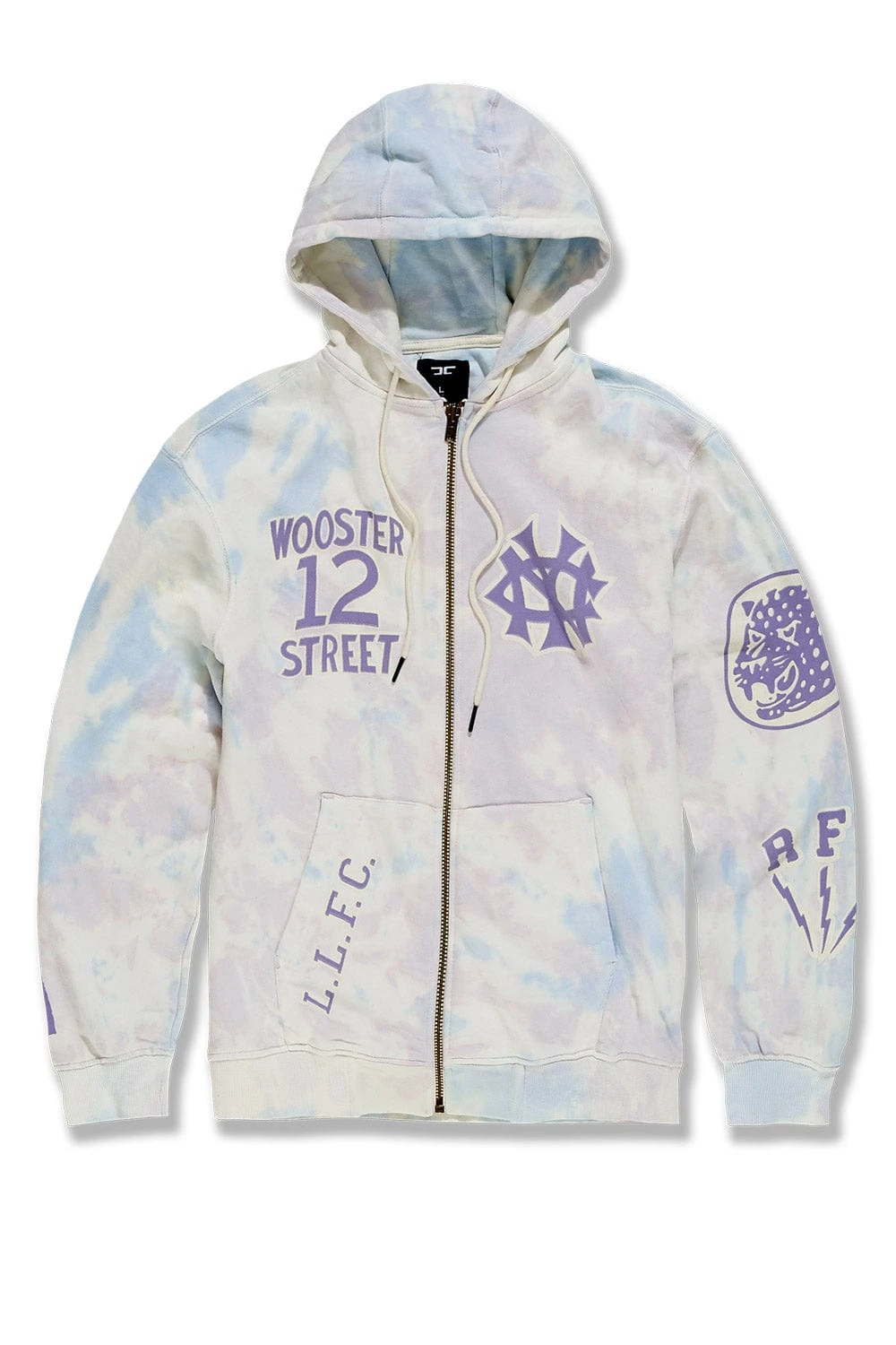 Wooster Zip Up Hoodie (Cream) 1 Wooster Zip Up Hoodie (Cream)