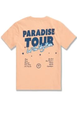 Kids Paradise Tour T-Shirt (Peach) 15 Kids Paradise Tour T-Shirt (Peach) -Jordan Craig Shop WEB 9100AK PEACH B