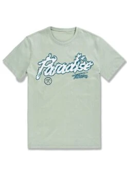 Paradise Tour T-Shirt (Light Sage) 9 Paradise Tour T-Shirt (Light Sage) -Jordan Craig Shop WEB 9100AX LIGHT SAGE F