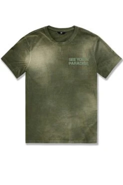 Paradise Washed T-Shirt 36 Paradise Washed T-Shirt -Jordan Craig Shop WEB 9117A OLIVE F