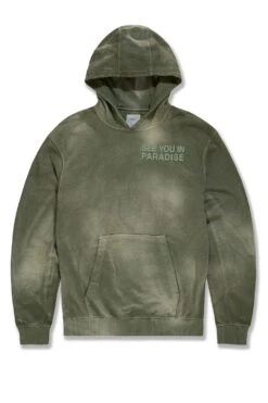 Paradise Washed Pullover Hoodie 35 Paradise Washed Pullover Hoodie -Jordan Craig Shop WEB 9117H OLIVE F