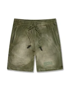 Retro - Paradise Washed Shorts -Jordan Craig Shop WEB 9117S OLIVE F 5aa2354c 3ad7 4634 8853 389dd9290d9a