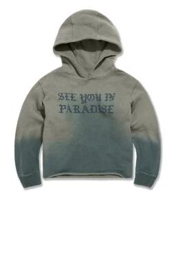 Kids SYIP Cropped Pullover Hoodie -Jordan Craig Shop WEB 9120HK DESERT STORM F