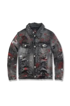 Kids Avalanche Denim Trucker Jacket (Bred)
