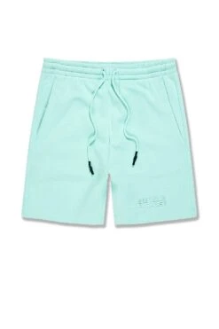 Big Men's Retro Paradise Tonal Shorts -Jordan Craig Shop WEB 9151S AQUA F 38958676 d5d8 4e74 9651 7a8f13792192