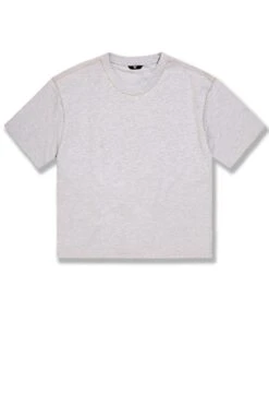 Burbank Boxy T-Shirt -Jordan Craig Shop WEB 9152A HEATHER GREY F