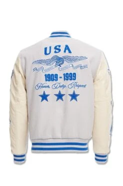Big Men's All American Varsity Jacket (Stone) 11 Big Men's All American Varsity Jacket (Stone) -Jordan Craig Shop WEB 91645 STONE M B 915c823f 52a5 4bf8 8f24 59f4b553f42a