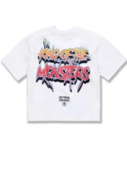 Kids Sea Monster Boxy T-Shirt -Jordan Craig Shop WEB 9201AK WHITE B