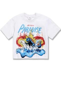 Kids Sea Monster Boxy T-Shirt -Jordan Craig Shop WEB 9201AK WHITE F