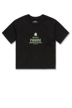 Kids Emeralds In Eden Boxy T-Shirt 24 Kids Emeralds In Eden Boxy T-Shirt -Jordan Craig Shop WEB 9207AK BLACK F