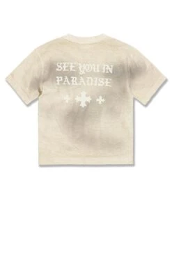 Kids SYIP Inside Out Boxy T-Shirt -Jordan Craig Shop WEB 9209AK CREAM WASH B