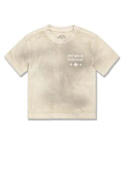 Kids SYIP Inside Out Boxy T-Shirt -Jordan Craig Shop WEB 9209AK CREAM WASH F