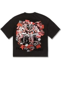 Beat The Odds Cropped Boxy T-Shirt 23 Beat The Odds Cropped Boxy T-Shirt -Jordan Craig Shop WEB 9218A BLACK SHADOW B