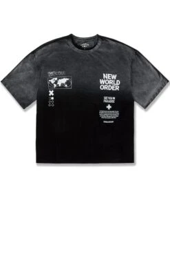 New World Order Boxy T-Shirt 17 New World Order Boxy T-Shirt -Jordan Craig Shop WEB 9219A BLACK SHADOW F