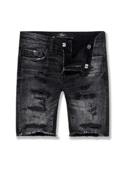 Kids Arlington Denim Shorts 38 Kids Arlington Denim Shorts -Jordan Craig Shop WEB J3220SK BLACK SHADOW F