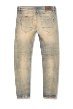 Collins - Dune Denim (Khaki Wash) -Jordan Craig Shop WEB JC1258 KHAKI WASH B