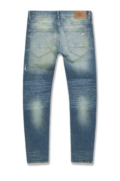 Collins - Black Widow Denim (Azure Gold) -Jordan Craig Shop WEB JC1670 AZURE GOLD B