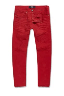 Collins - Tribeca Twill Pants (Core Colors) -Jordan Craig Shop WEB JC990R RED F