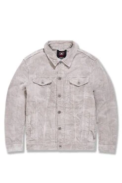 Atlas Corduroy Trucker Jacket -Jordan Craig Shop WEB JJ1202 CEMENT F