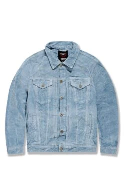 Atlas Corduroy Trucker Jacket -Jordan Craig Shop WEB JJ1202 LIGHT BLUE F