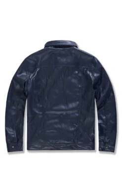 Thriller Trucker Jacket (Midnight Blue) 7 Thriller Trucker Jacket (Midnight Blue) -Jordan Craig Shop WEB JJ1218 MIDNIGHT B
