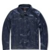 Thriller Trucker Jacket (Midnight Blue) 30 Thriller Trucker Jacket (Midnight Blue) -Jordan Craig Shop WEB JJ1218 MIDNIGHT F