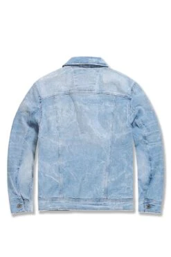Meadowlands Denim Trucker Jacket (Azure) 20 Meadowlands Denim Trucker Jacket (Azure) -Jordan Craig Shop WEB JJ1220R LIGHTNING BLUE B a74df2b6 a1f0 46c8 bb06 1dedff11b0c2