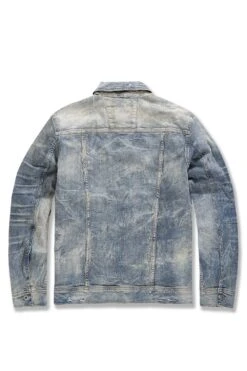 Meadowlands Denim Trucker Jacket (Azure) 23 Meadowlands Denim Trucker Jacket (Azure) -Jordan Craig Shop WEB JJ358R ANTIQUE B b8f31f44 3756 4e31 98ee 31873681c025