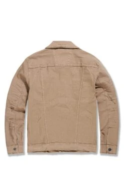 Tribeca Twill Trucker Jacket (SS25 Exclusive Colors) 11 Tribeca Twill Trucker Jacket (SS25 Exclusive Colors) -Jordan Craig Shop WEB JJ990R KHAKI B