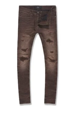 Big Men's Ross Meadowlands Denim (Earth Tones) 10 Big Men's Ross Meadowlands Denim (Earth Tones) -Jordan Craig Shop WEB JR1220RCX BROWN F