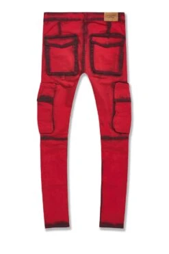 Ross - Maui Cargo Pants (Red) 11 Ross - Maui Cargo Pants (Red) -Jordan Craig Shop WEB JR1289 RED B