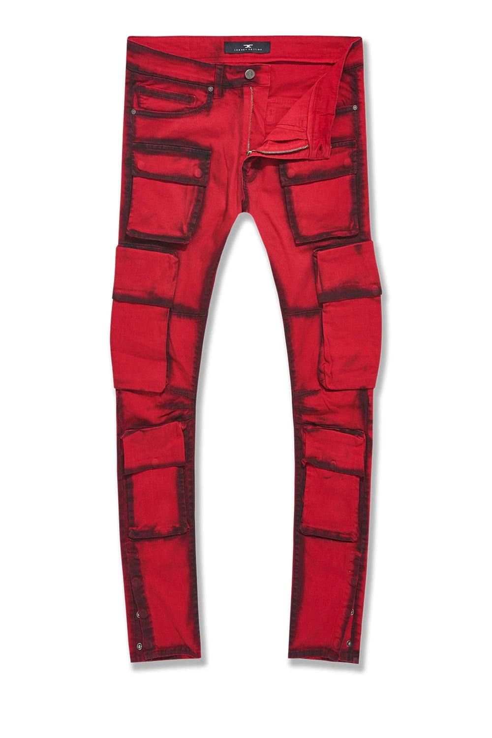 Ross - Maui Cargo Pants (Red) 2 Ross - Maui Cargo Pants (Red) - Image 2