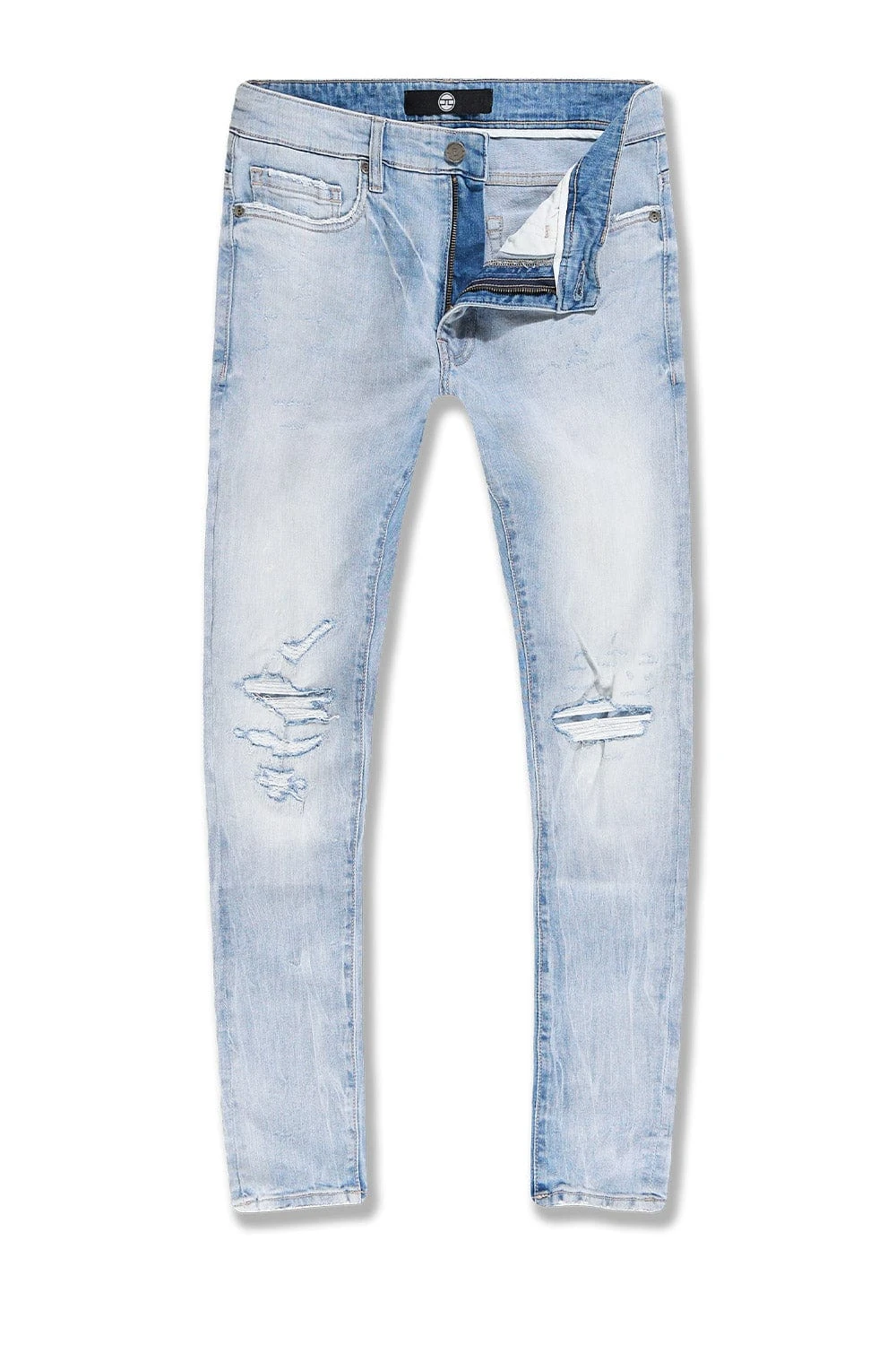 Big Men's Sean Attitude Denim (Ice Blue) 1 Big Men's Sean Attitude Denim (Ice Blue)