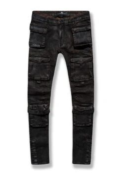 Sean - Carbon Cargo Denim (Black Copper Wash) 16 Sean - Carbon Cargo Denim (Black Copper Wash) -Jordan Craig Shop WEB JS2121 BLACK COPPER WASH F