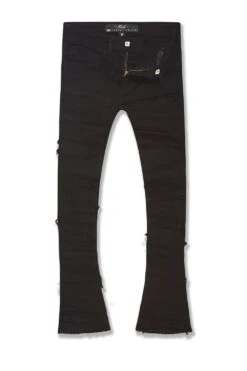 Kids Stacked Elm Street Denim (Jet Black)