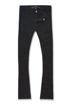 Kids Stacked Ripple Effect Denim -Jordan Craig Shop WEB JTF1157AK BLACK F 2